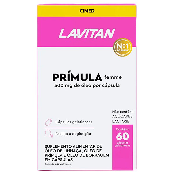 Lavitan Prímula Femme 60 Cápsulas