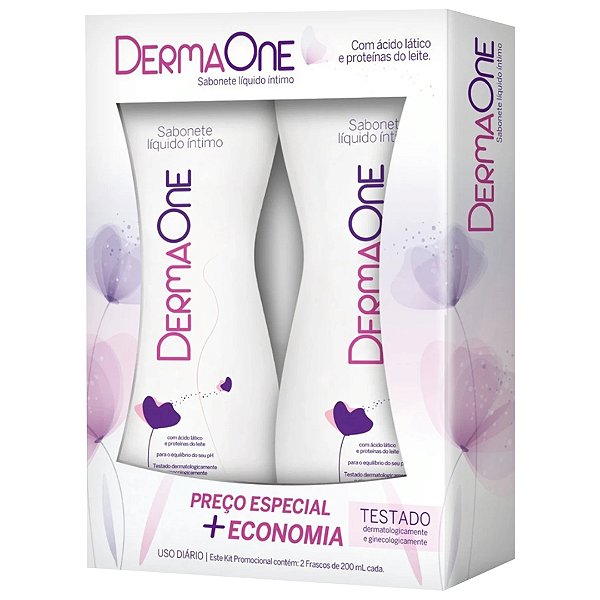 Kit 2 Sabonete Íntimo DermaOne 200ml - Cimed