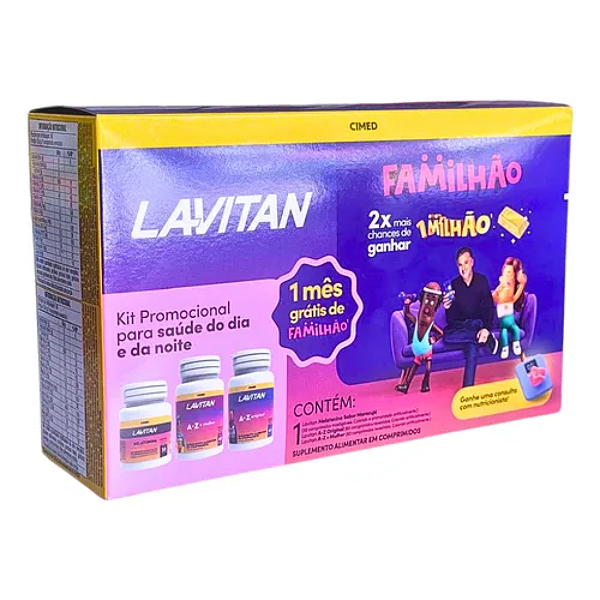 Kit Lavitan Familhão A-Z Original+Mulher+Melatonina Cimed