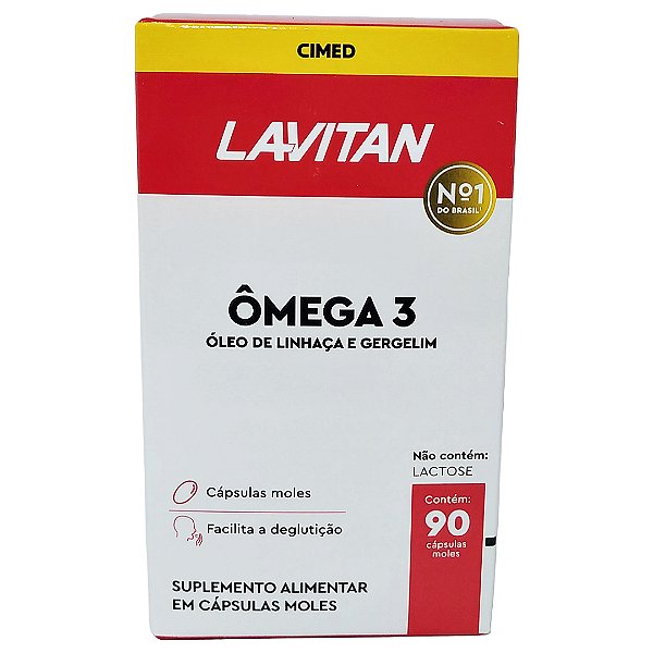 Lavitan Ômega 3 6 Mais 90 Cápsulas