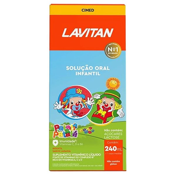 Lavitan Kids Vitaminico Sabor Laranja 240ml