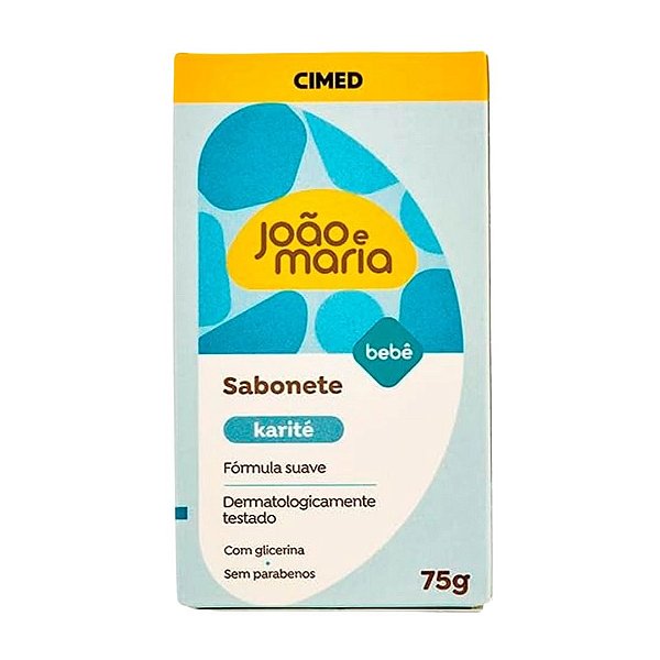 Sabonete João E Maria Em Barra Karité Infantil 75g Cimed