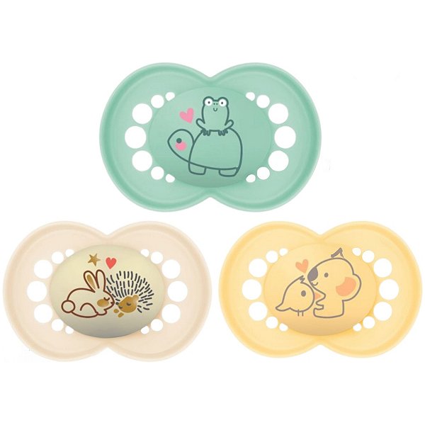 3un Chupetas Original TAM 2 6+ Meses MAM Neutra