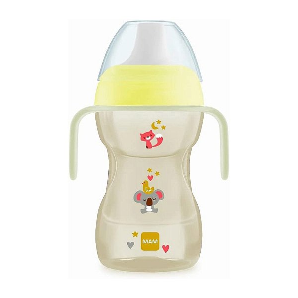 Copo Treinamento Fun To Drink Mam Night 270ml 8m+ Neutro