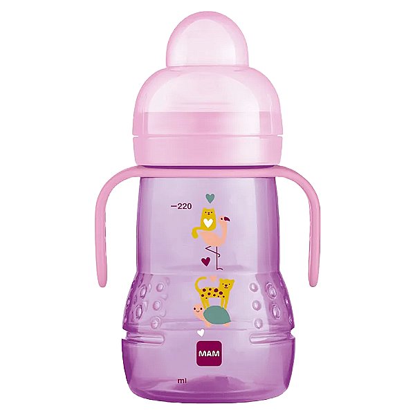 Copo De Treinamento Mam Rosa Transição 220ml