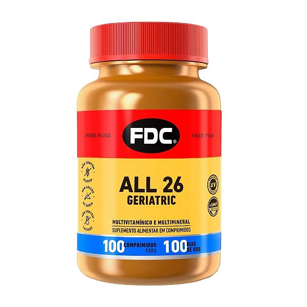 FDC All 26 Geriatric 100 Comp IMPORTADO USA