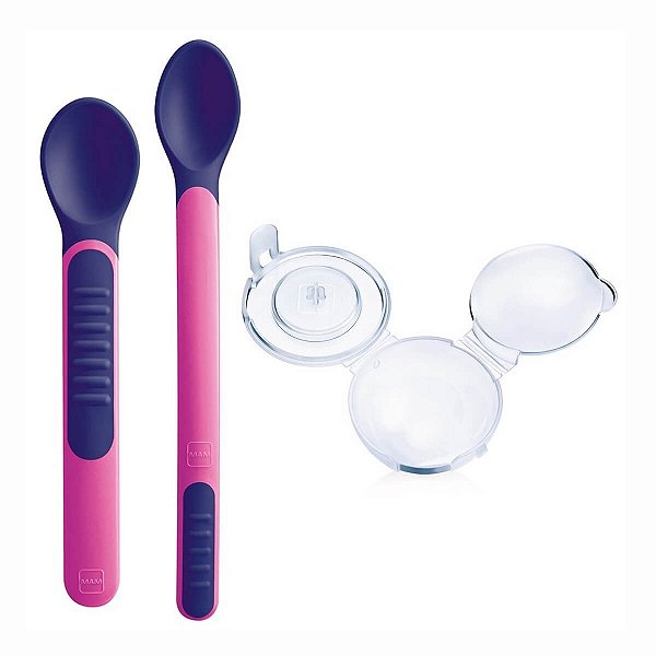 Colher Termossensiveis Mam Rosa Muda de Cor