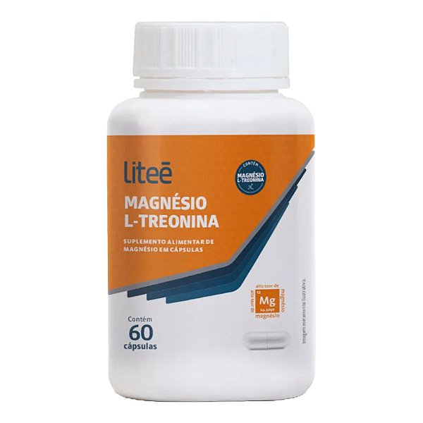 Liteé Magnésio L-Treonina 500mg 60 Cápsulas