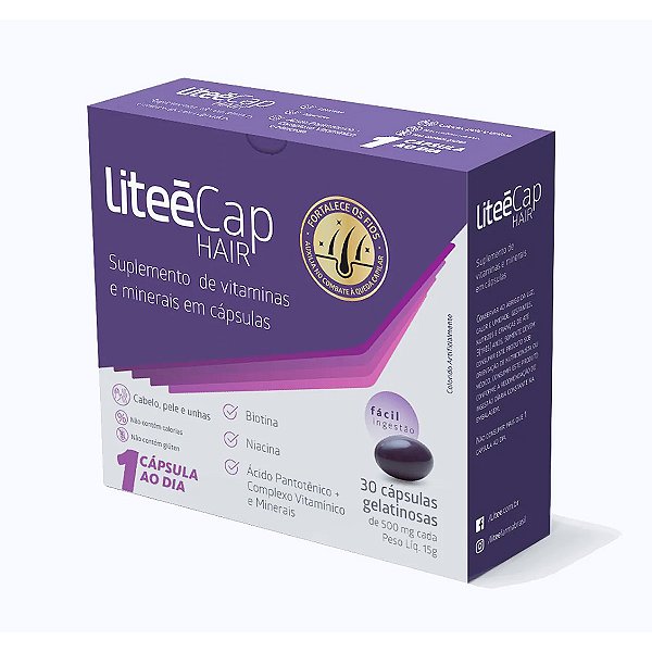 LiteéCap Hair 30 Cápsulas Gelatinosas