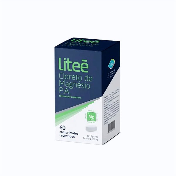 Liteé Cloreto de Magnésio P.A 60 comp