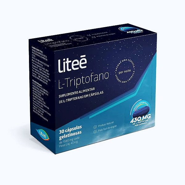 Liteé Triptofano 430mg - 30 Cápsulas