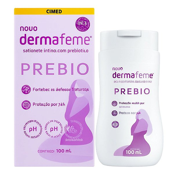 Sabonete Líquido Íntimo Dermafeme Prebio 100ml Cimed