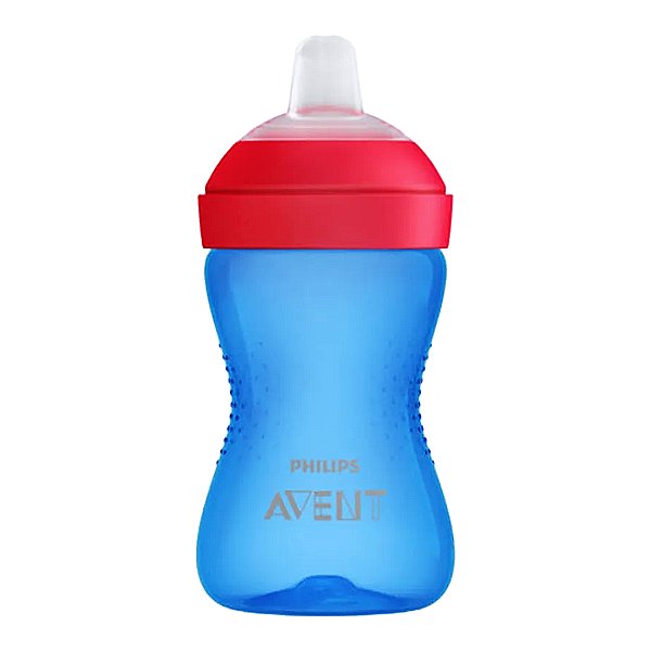 Copo De Transição Bico Macio Azul 9m+ 300ml Philips Avent