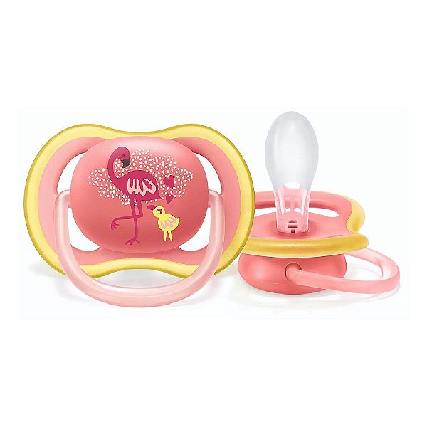 Chupeta Ultra Air Flamingo 6-18 Meses Avent