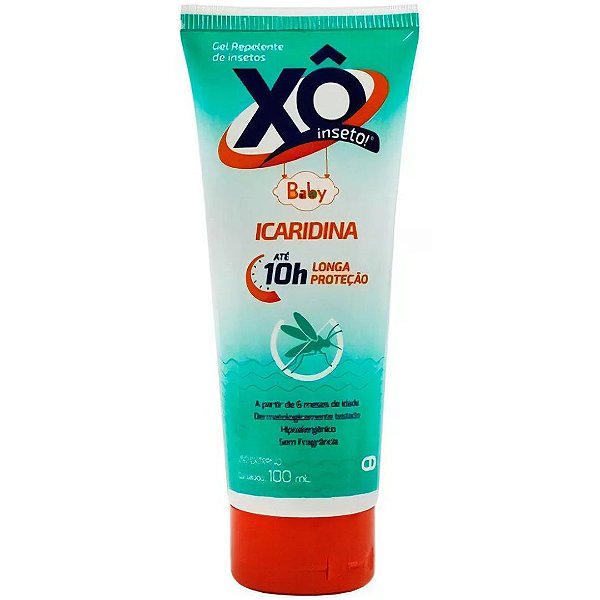 Repelente Em Gel Xô Inseto Baby Icaridina 100ml 10h Proteção