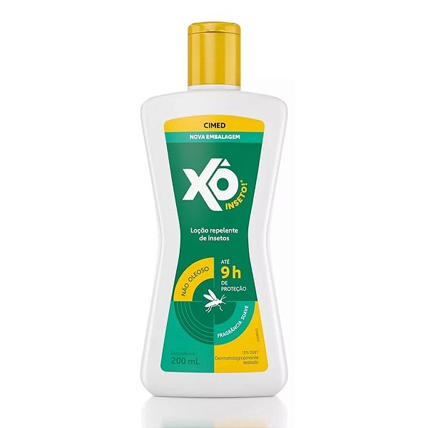 Repelente Xo Inseto Cimed Loção 200ml Até 9h De Proteção