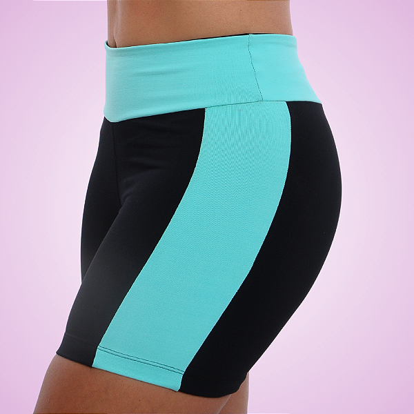 Shorts Eletric - Preto e Azul