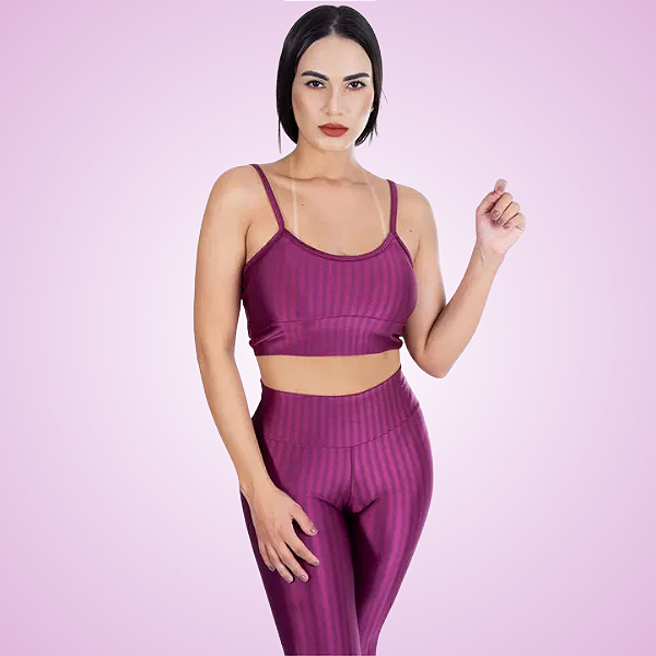 Top Alcinha 3D com Bojo Marsala