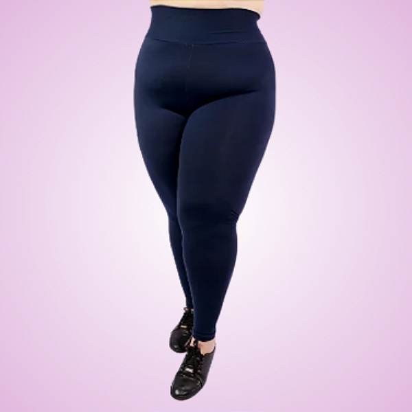Legging Plus Size Azul Marinho