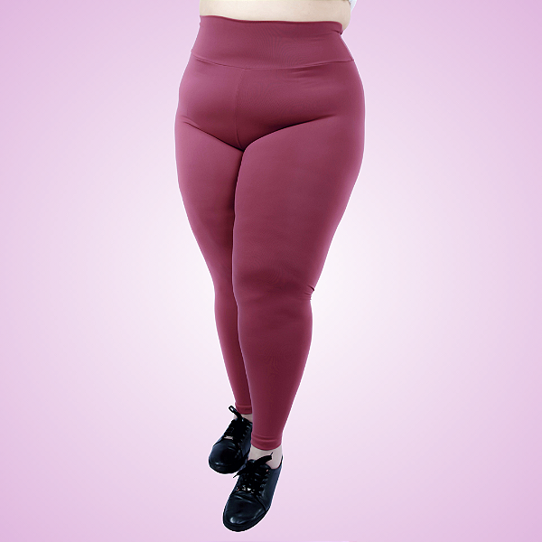 Legging Plus Size Vinho