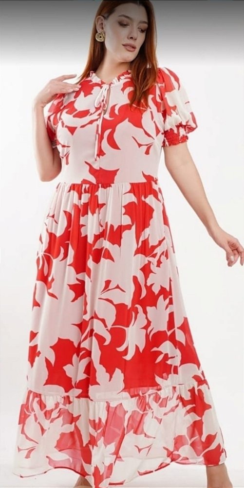Vestido longo estampado  floral