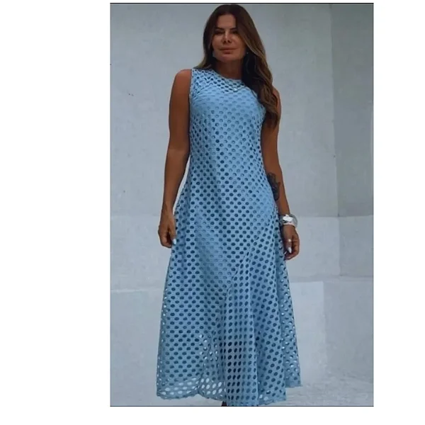 Vestido max midi