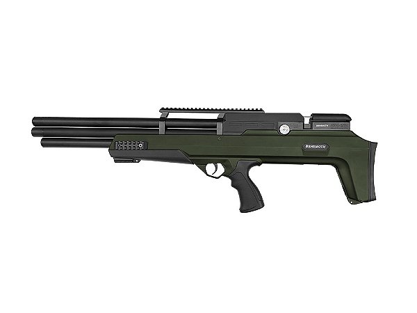 Carabina de Pressão PCP Bullpup Behemoth PS-R3-SF - Cal. 5.5 mm - Verde Oliva - Nova Vista