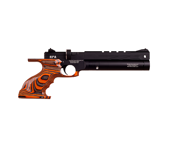 Pistola de pressão PCP Reximex RPA Laminate Orange - Cal 4.5 mm