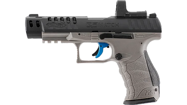 Pistola Pressão CO2 Walter Q5 Match 5" Combo Set - Cal 4.5mm