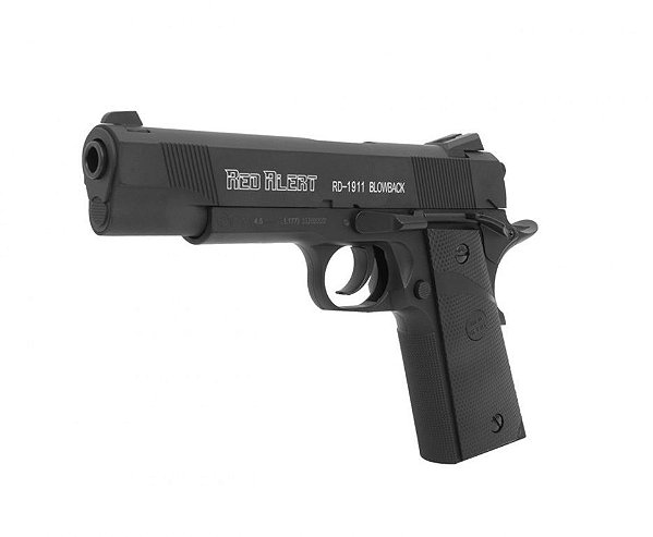 Pistola Pressão CO2 RD-1911 Blowback Cal. 4.5mm - Red Alert - Gamo