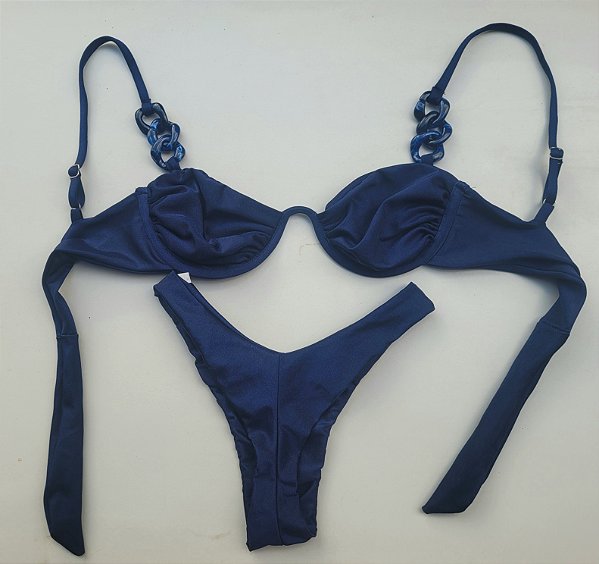 Conjunto Jade Corrente Resinada