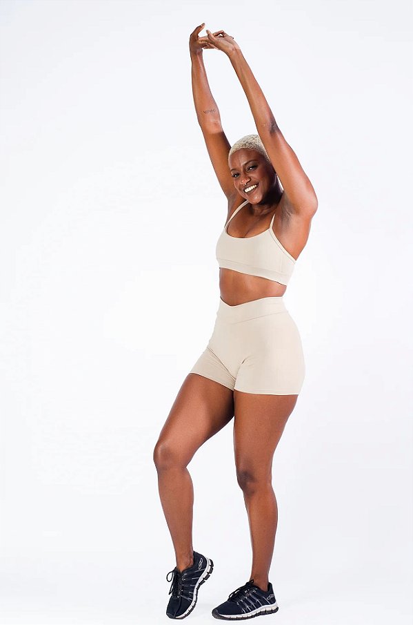 Conjunto shorts athleisure