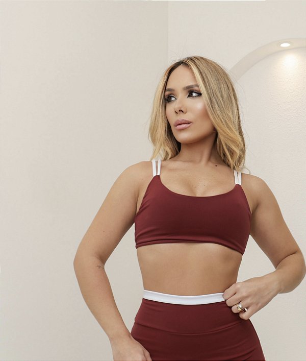 Top Duo colors alça fina