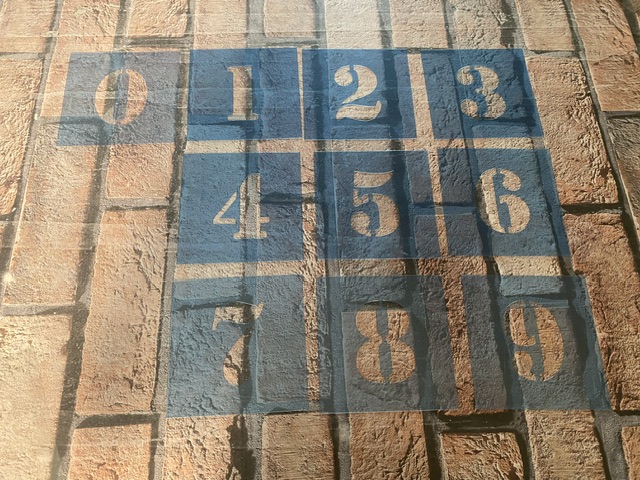 Stencil Números Separados