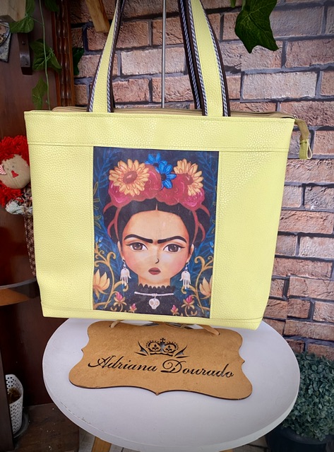 Bolsa Pronta Frida Amarela - Coleção AD
