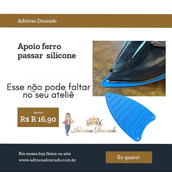 Apoio ferro de passar silicone