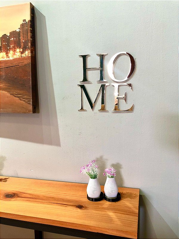 Home - modelo 02 - Letreiro Decorativo Acrílico Quarto Sala
