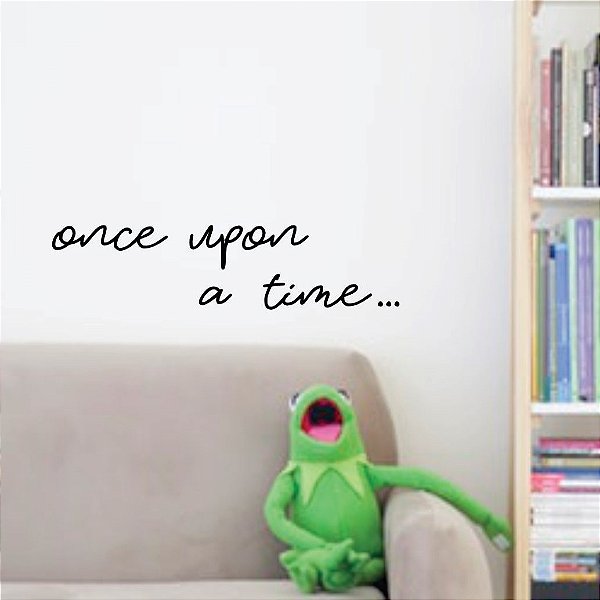 Once Upon a Time ... - letreiro Decorativo Quarto Infantil
