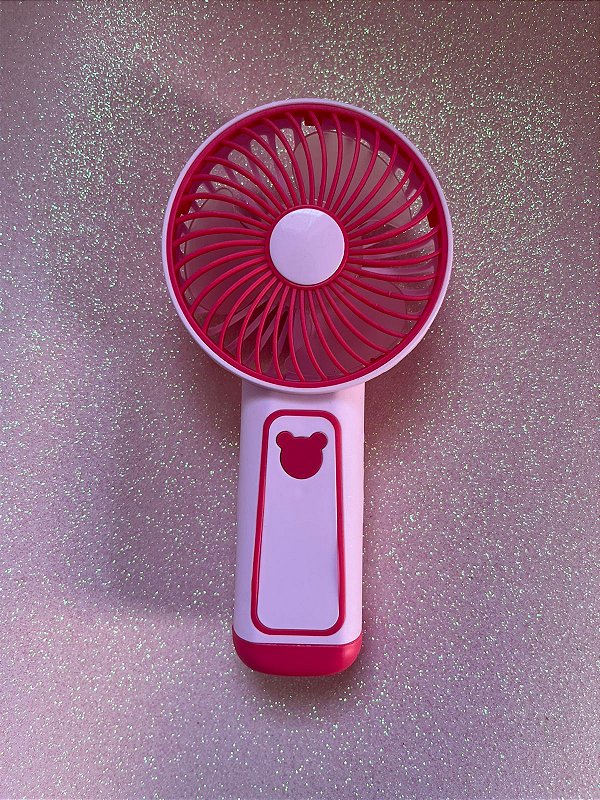 Mini Ventilador Rosa