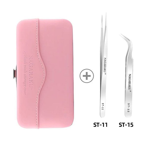 Kit de pinças Nagaraku com case ST15 E ST11