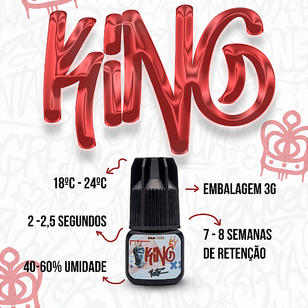 Adesivo BAD PINK - KING 3G