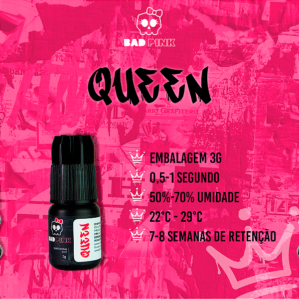 Adesivo BAD PINK - QUEEN 3g