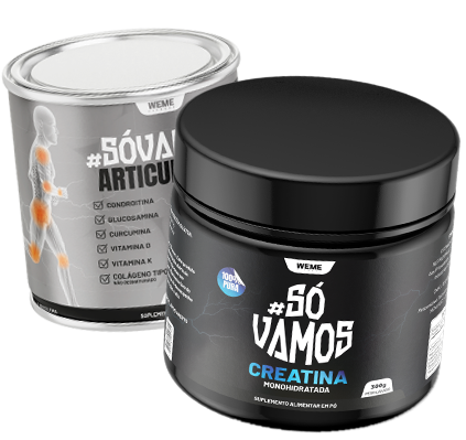 Combo Vida Plena #SóVamos - 01 Creatina pura 300g + 01 Articulação 150g