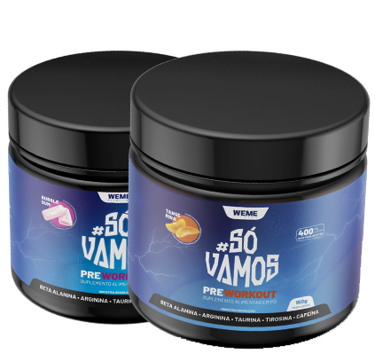 2 #SóVamos - Pré-treino 150g - WEME