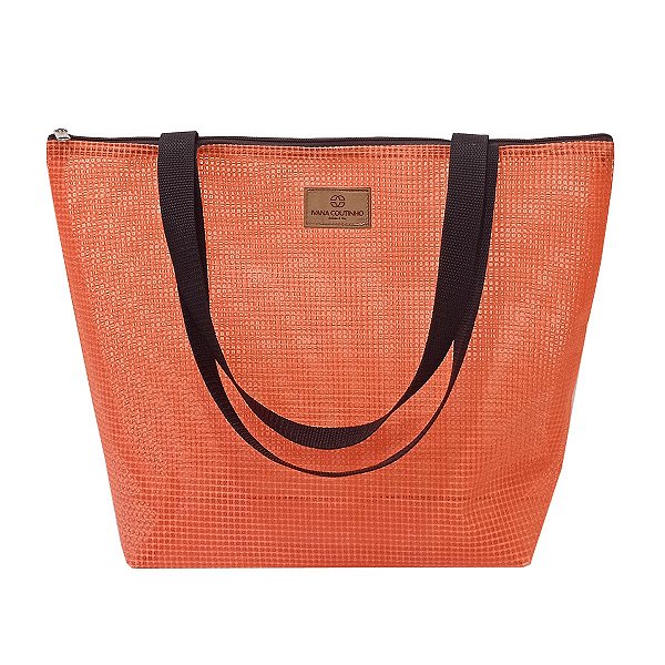 Bolsa em Tela Poliéster Laranja