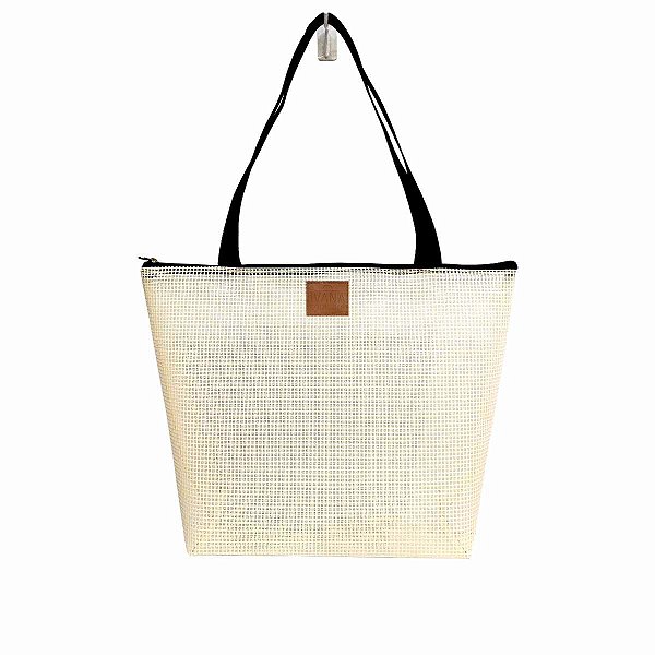 Bolsa em Tela Poliéster Palha