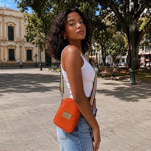 Mini Bag - Silicone Laranja
