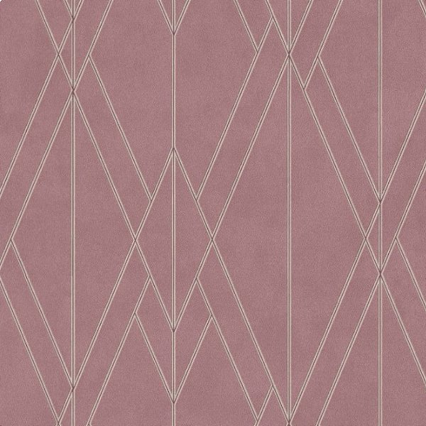 Papel de Parede Geometrico Rosa Antigo - FIN 219711