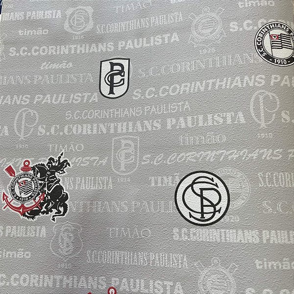 Papel de Parede Futebol Corinthians - Cinza