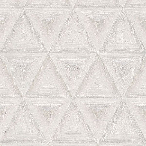 Papel de Parede Triangulo 3D off white- EPLEN2003